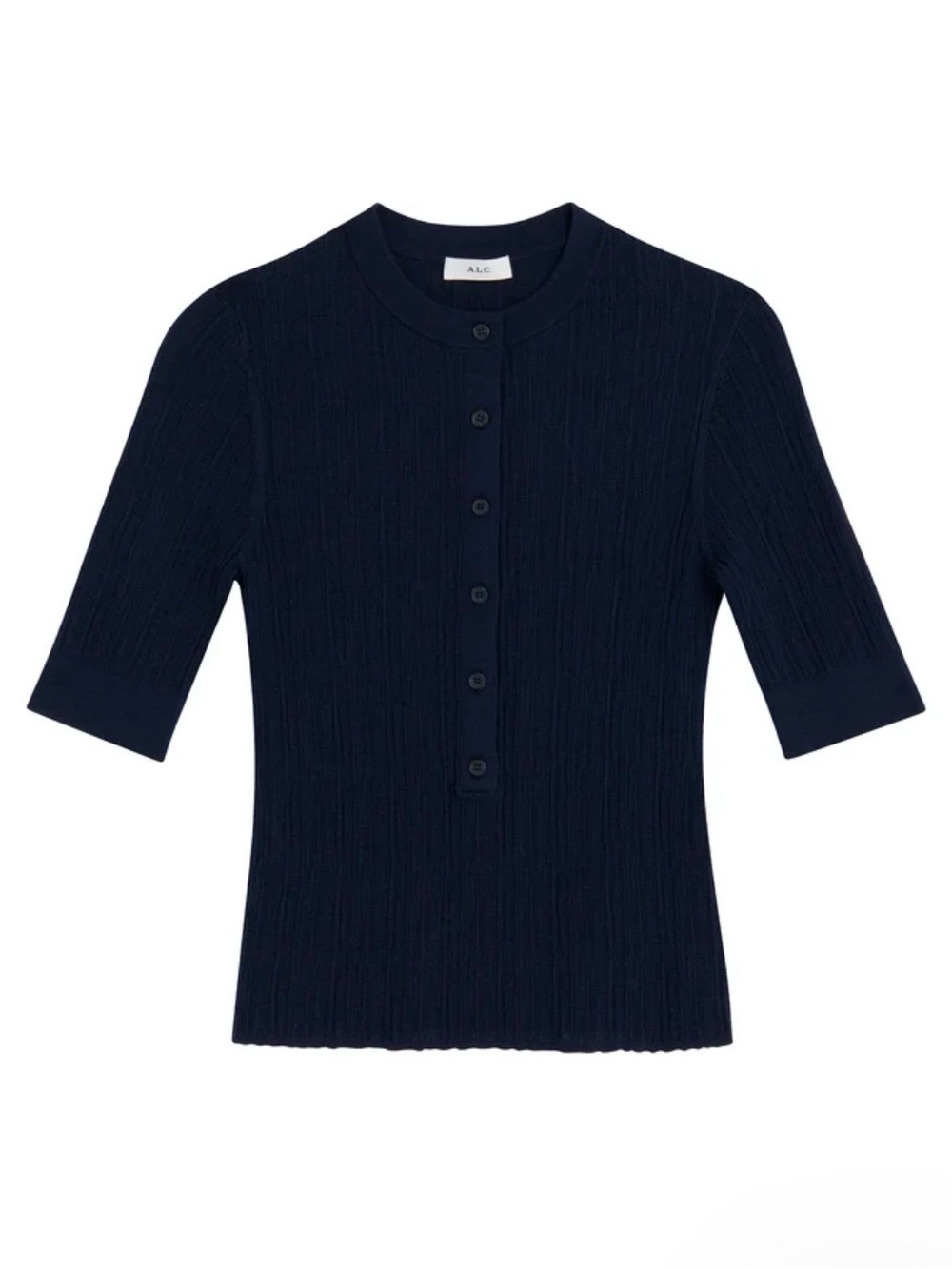 A.L.C. Fisher Fine Cotton Knit Top